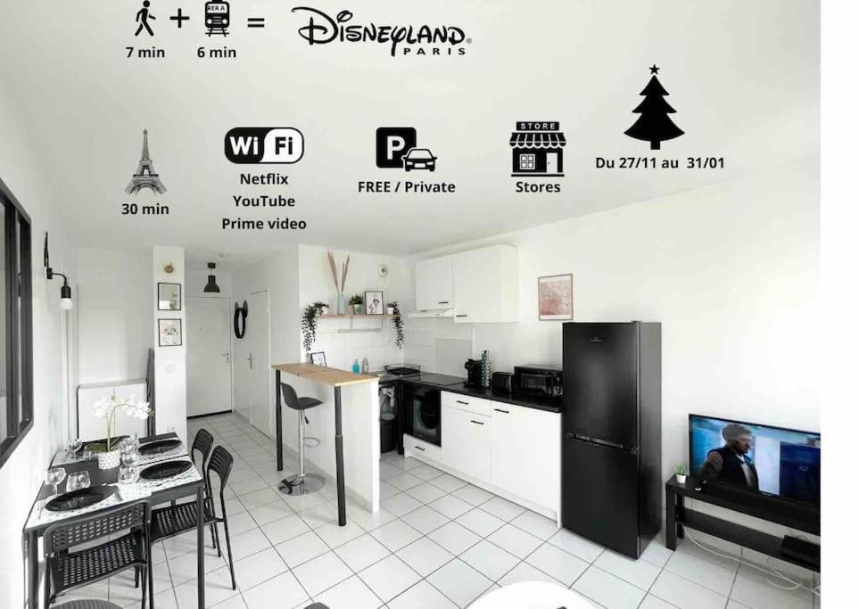 Mickey'S House - Apartments 4 Persons - 10 Min Disneyland Paris Bussy-Saint-Georges Exterior photo